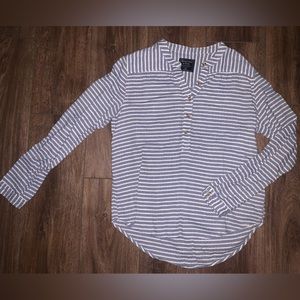 Half Button-Down Shirt